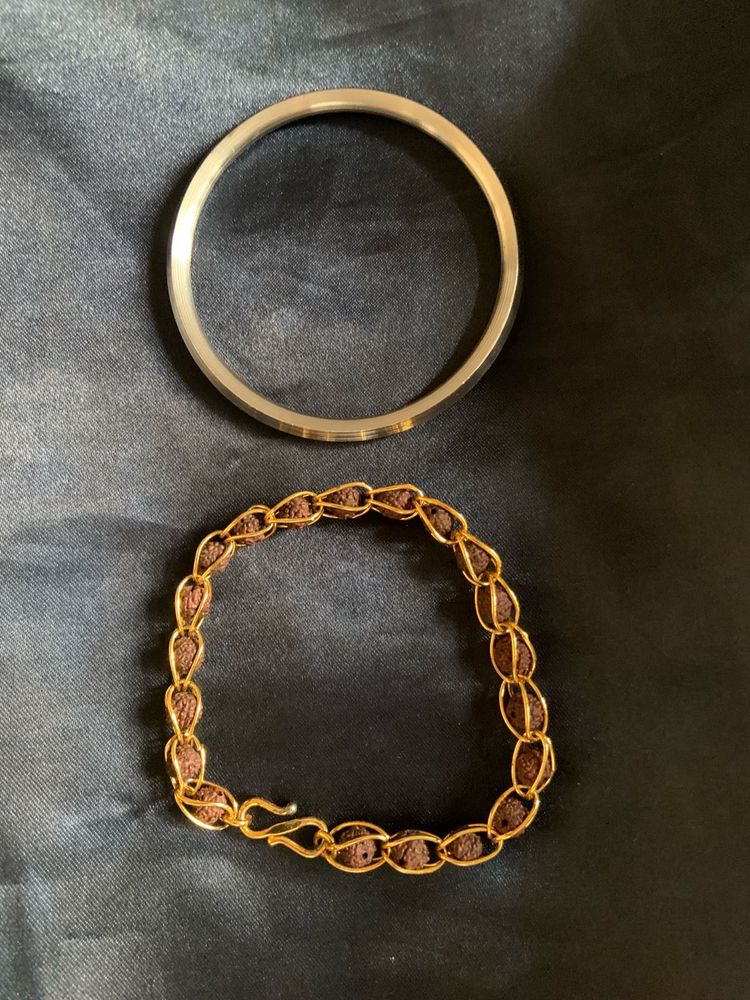 Combo Of Two Unisex Bracelet/kada
