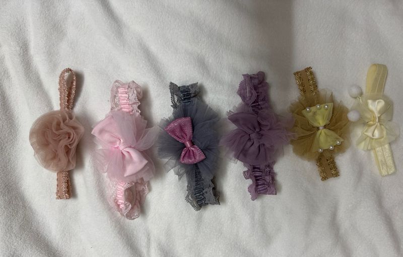 Baby Headbands - Set of 6