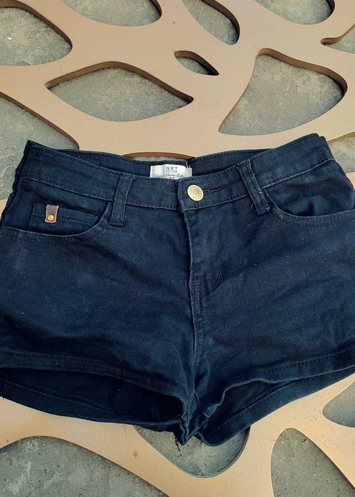 A Beautiful Black Mini Shorts.