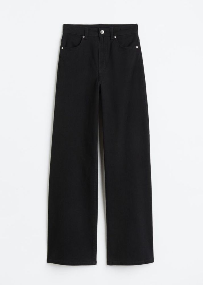 H&amp;M Black Twill Trousers