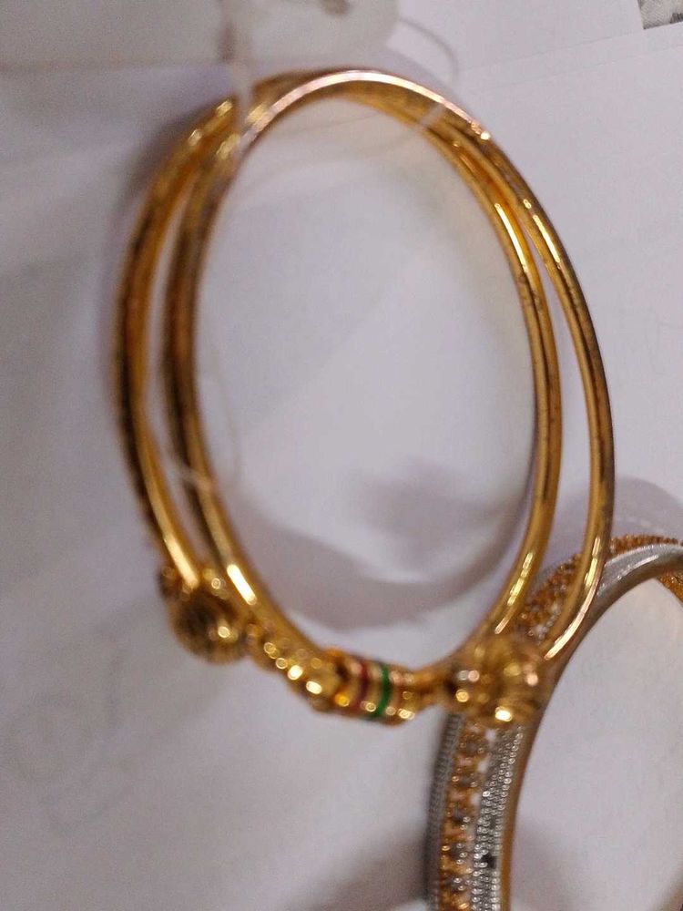 Beautiful Golden Kada Single Piece Left