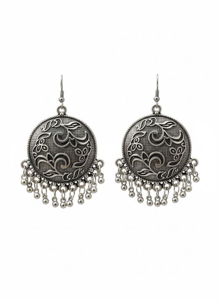 Silver Tone Dangle Earrings
