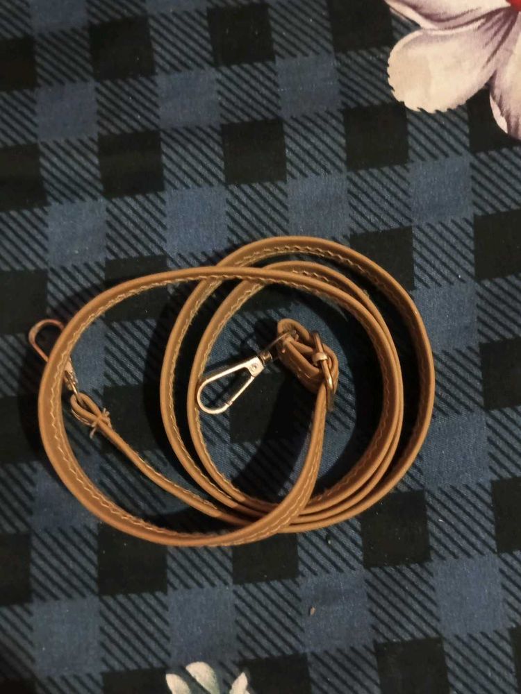 Brown Leather Bag Strap