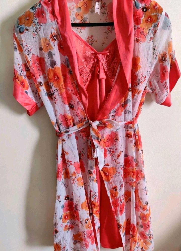 Satin Night Dress