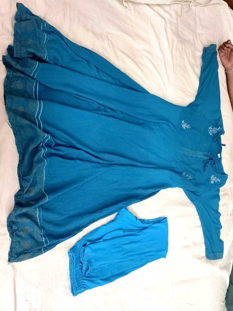 Elegant Blue Kurta Set