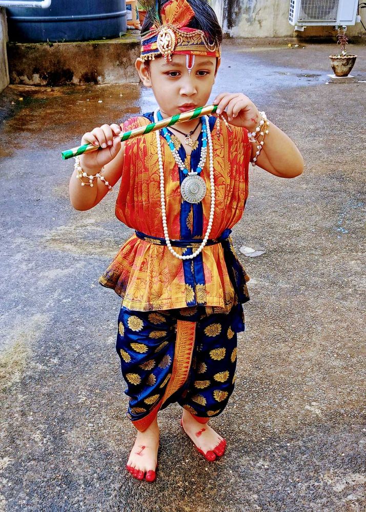 Little Krishna Janmastamti Dress