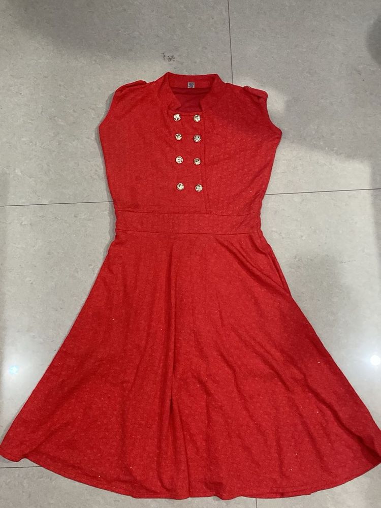 Cute pink  Sleeveless Dress