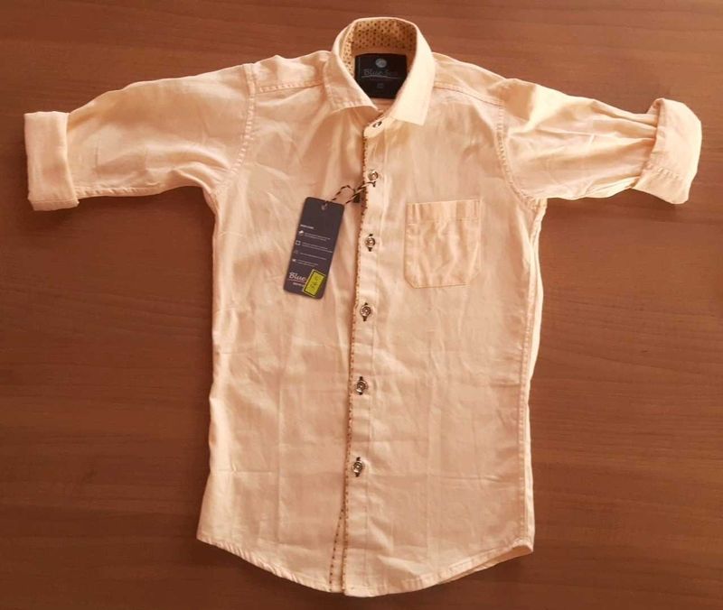 Pure Cotton Shirt For Boys