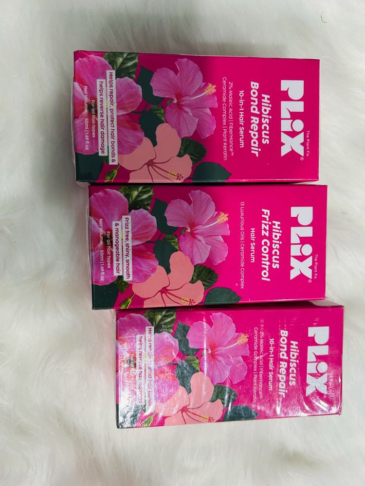 Plix Bond Repair &amp; Hibiscus Frizz Control Serum