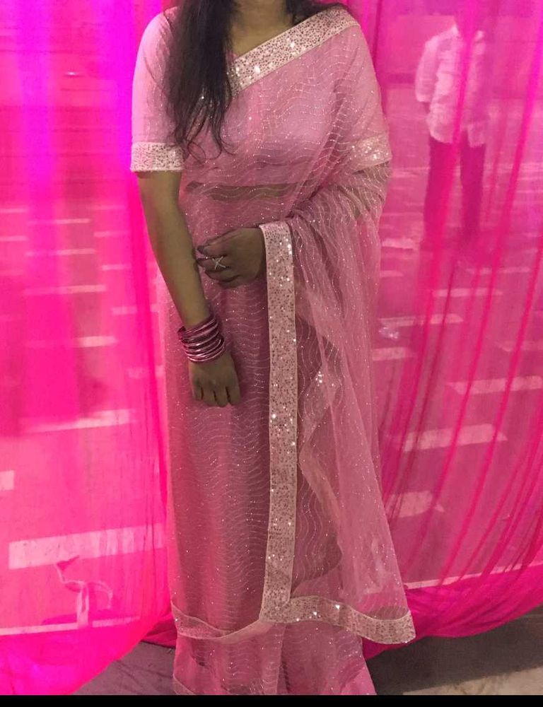 Beautiful Pink Saree 💞