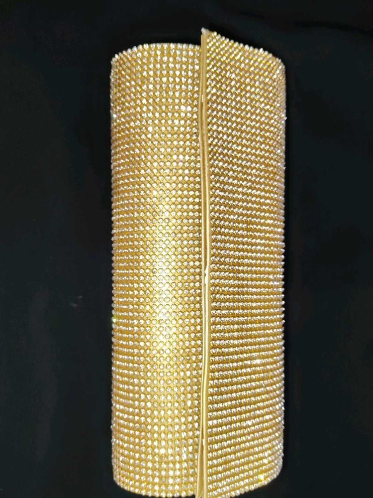 Gold Rhinestone Clutch