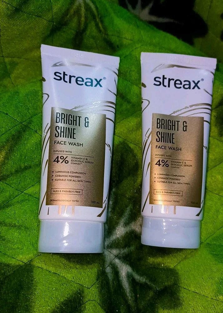 Streax Bright &amp; Shine Face Wash