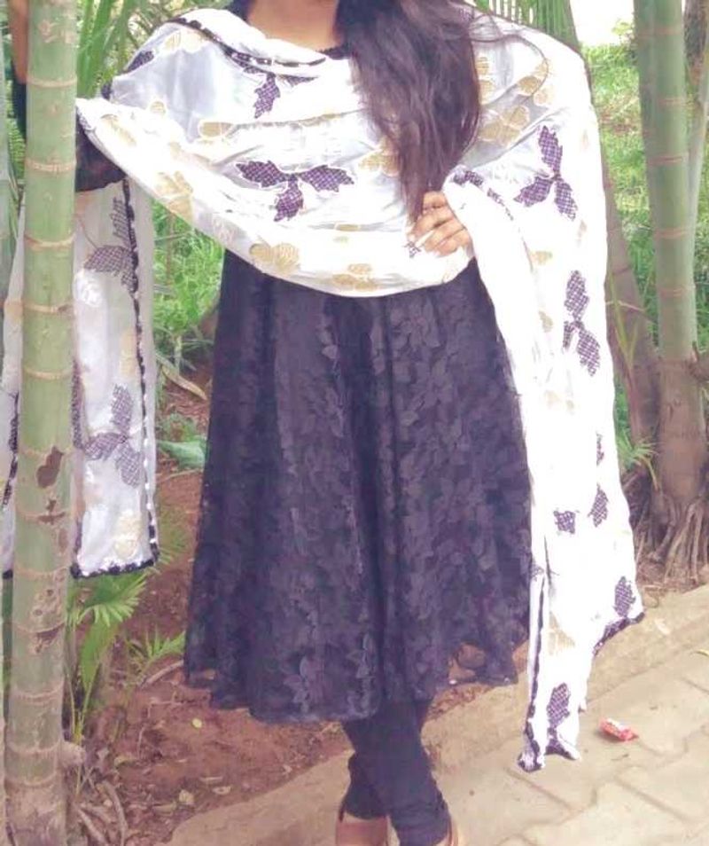 Elegant Black duppata