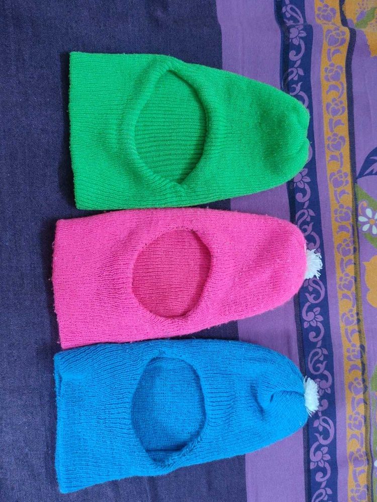 Baby/Kids Winter Caps - 3 Pack