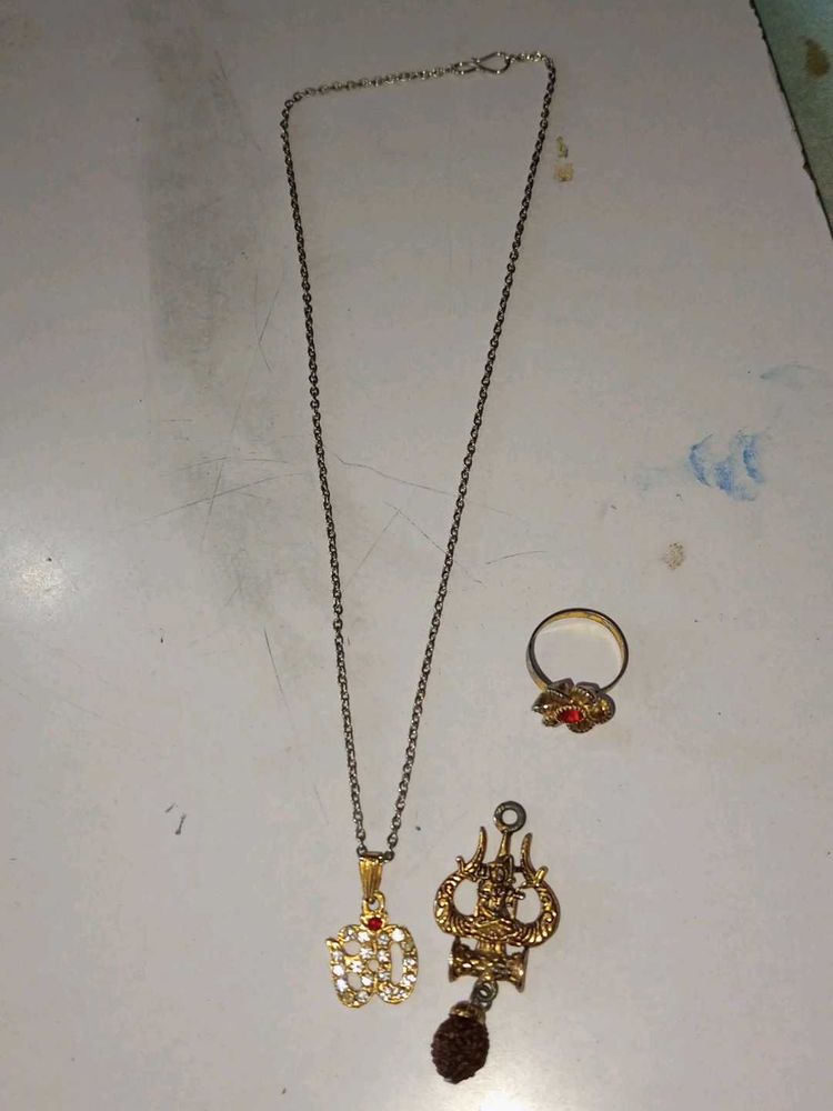 Chain  Ring Locket