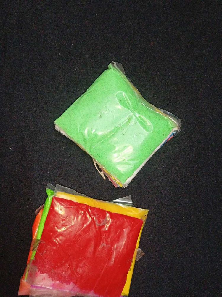 Colorful Holi Powder Pack Of 5 Colours