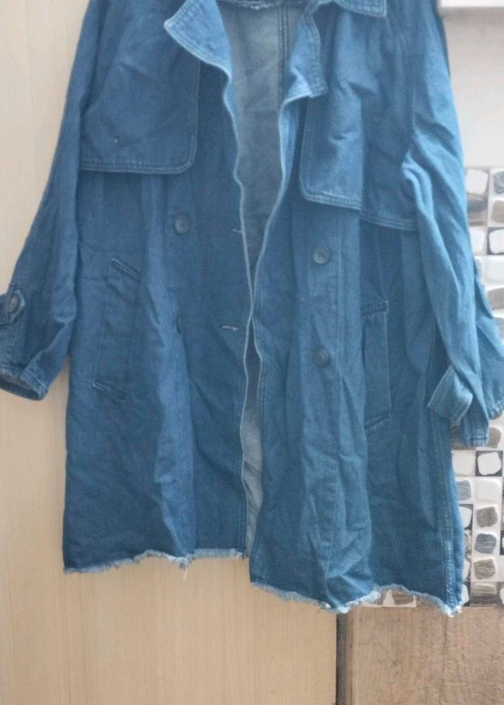 Denim Trench Coat