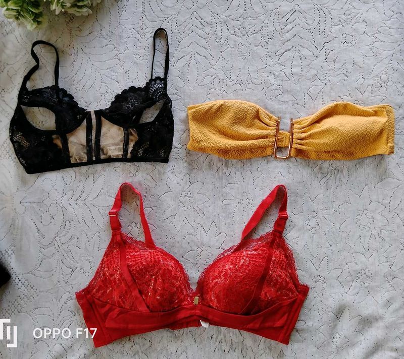 3 Stylish Bra Combo