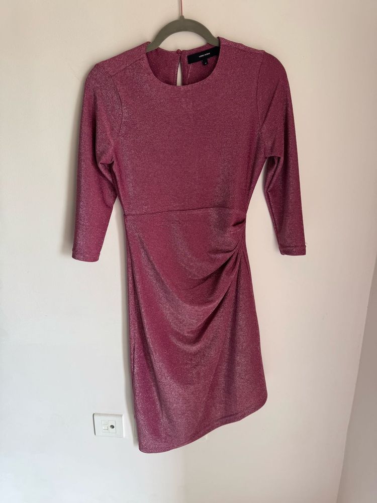Sparkly Pink Party Dress Shimmer Of size Xs