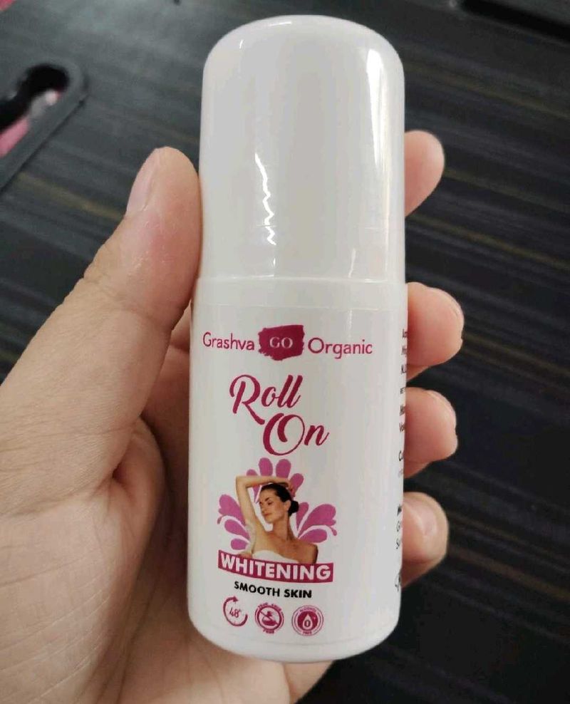 Grashva Go Organic Roll On - Whitening