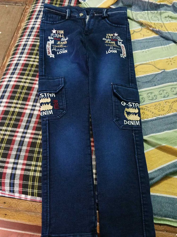 Boy&#39;s Blue Denim Jeans