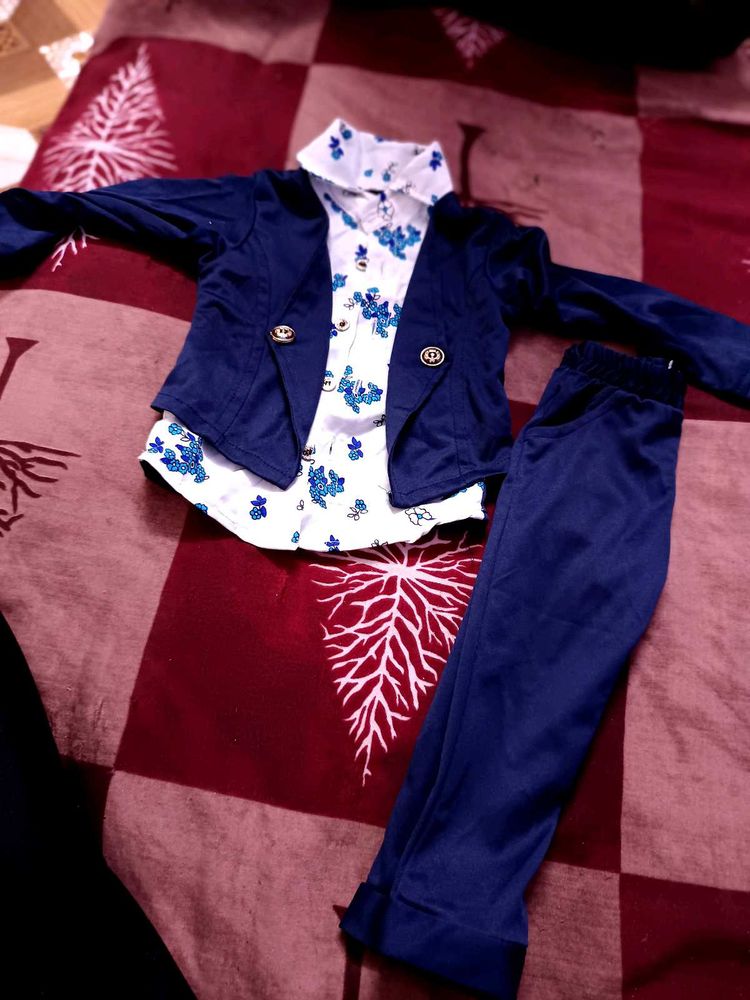 Baby Boy Joker Printed Blue Flower Colour