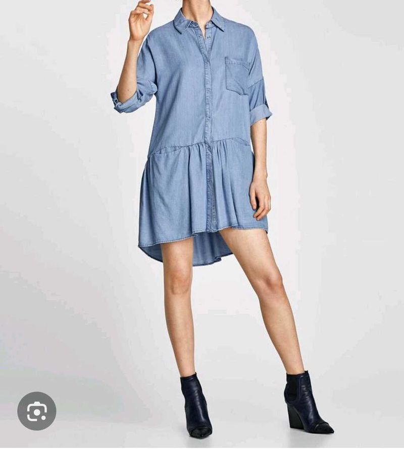 Denim Shirt Dress