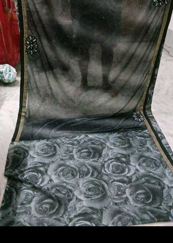 Black Rose Saree