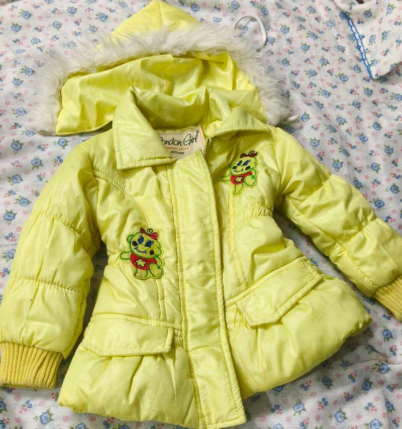Cute Yellow Kids Jacket