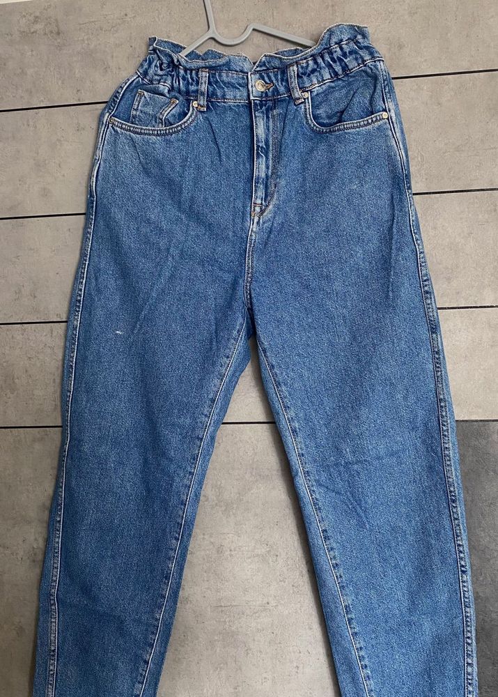 MANGO Slouchy Fit Cotton Jeans