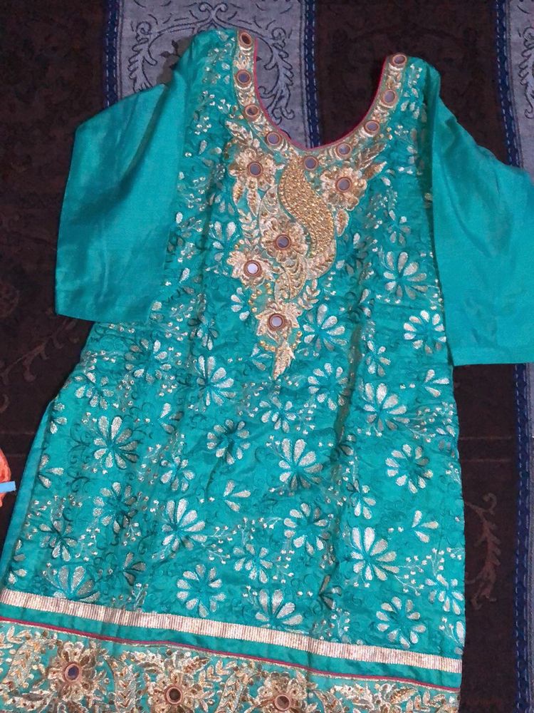 Elegant Embroidered Kurta Set