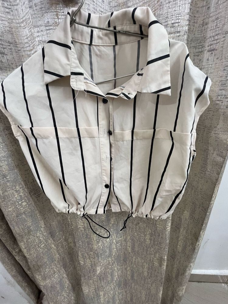 Striped Crop Top