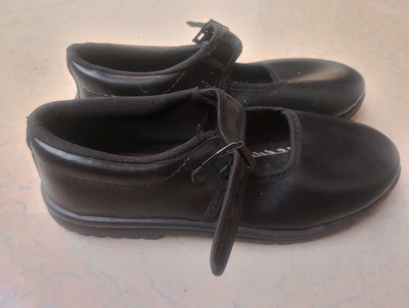 Girls' Black School Shoes