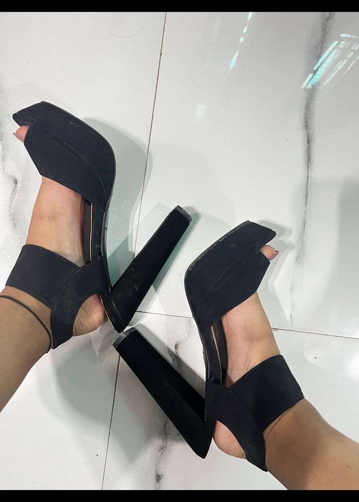 Black Platform Heels