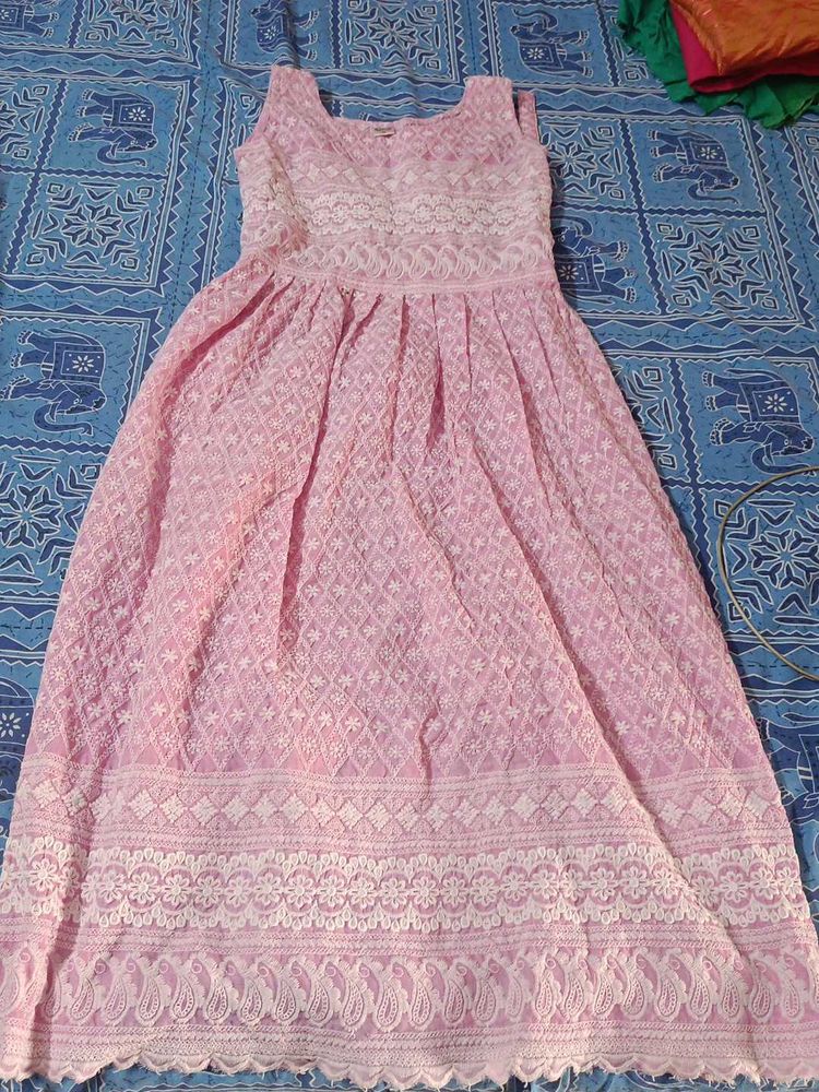 Pink Lace Dress