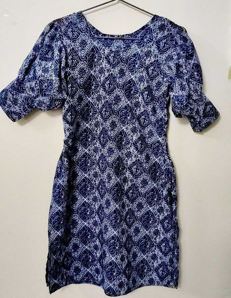 Blue Kurta.