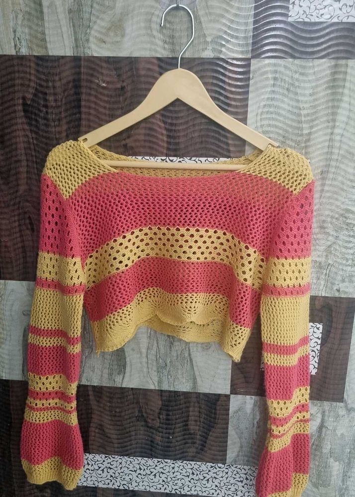 Sunset Bloom Crochet Top