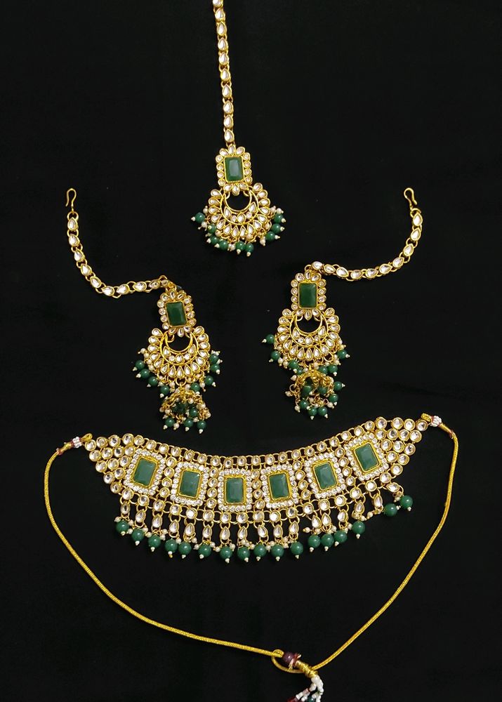 Green Jewellery Set