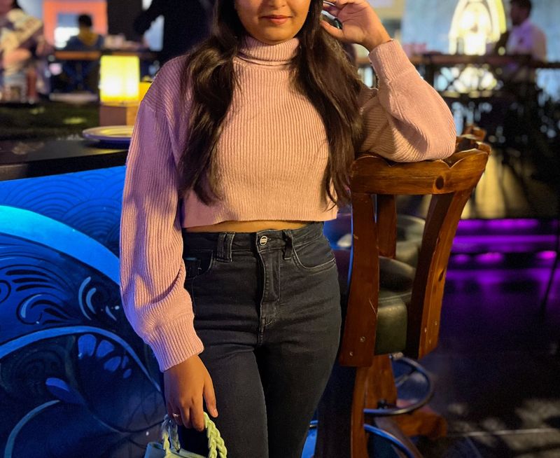 Lavender Turtleneck Sweater