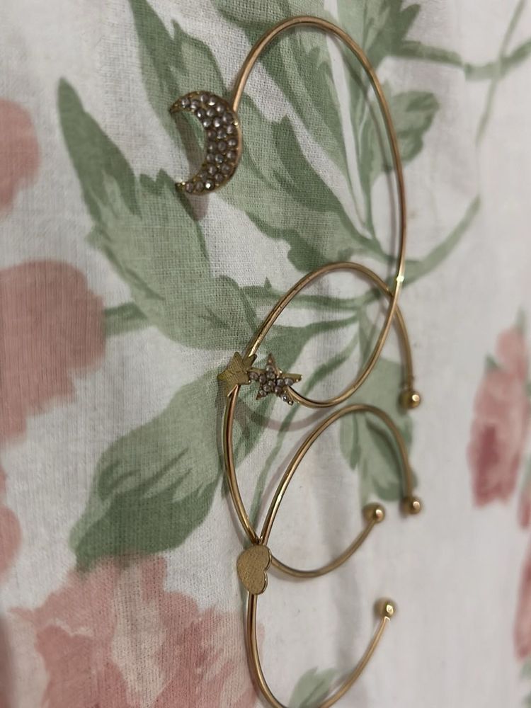 Gold Celestial Cuff Set