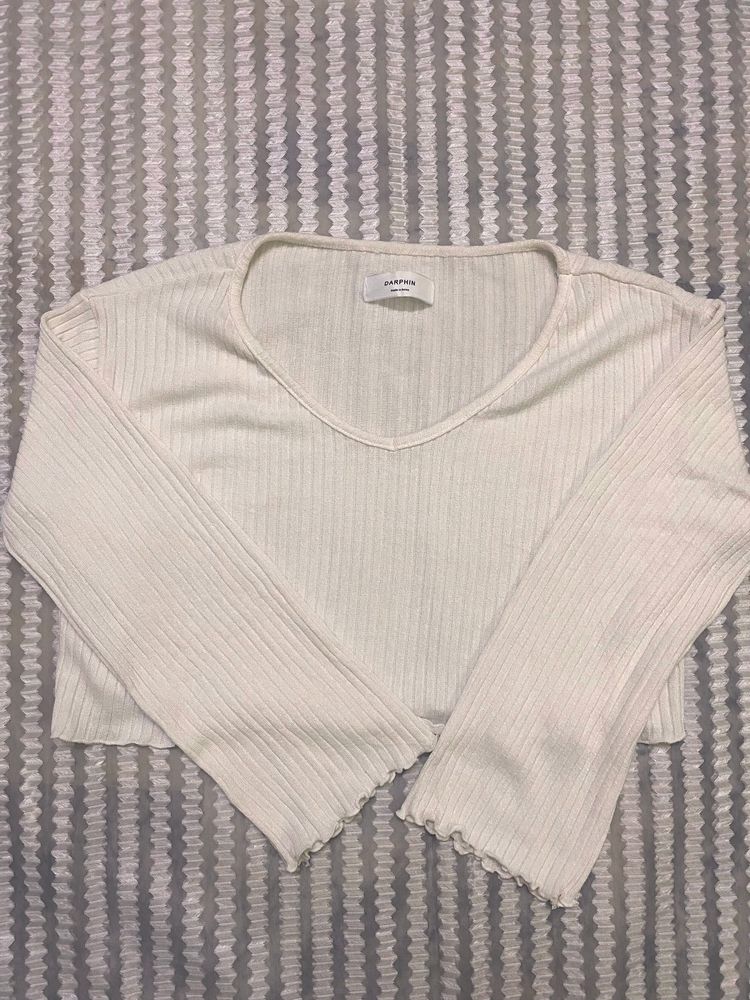 Full Sleeve White Top