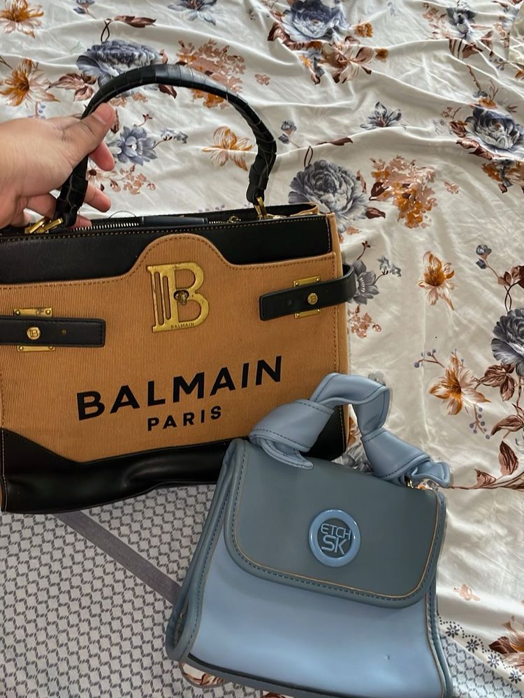 Balmain and sketch Handbag