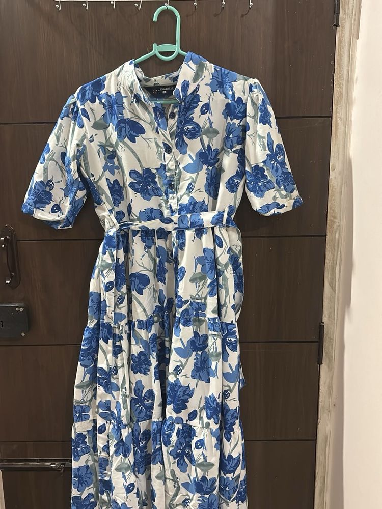 Floral Print Midi Dress