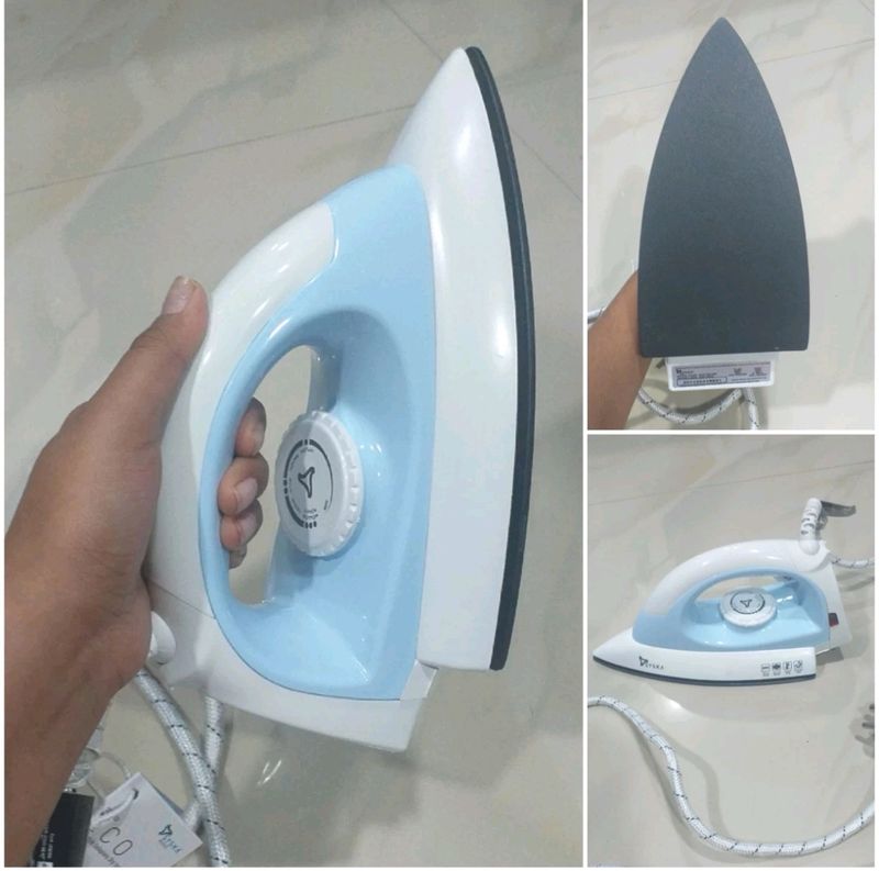 SYSKA Iron Press | 2 Year Warranty | Iron Box | Dry Iron, Electric Press, Electric Iron Press for Clothes, SDI-800 ECO 800-Watt (Blue)