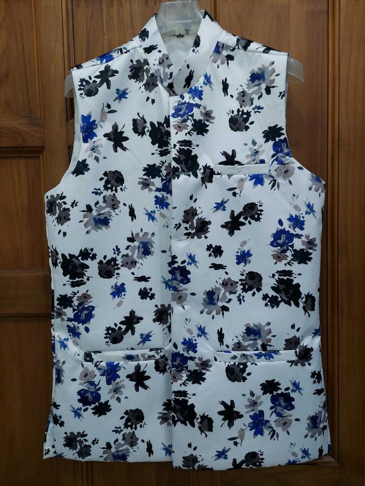Printed Nehru Jacket / Waistcoat