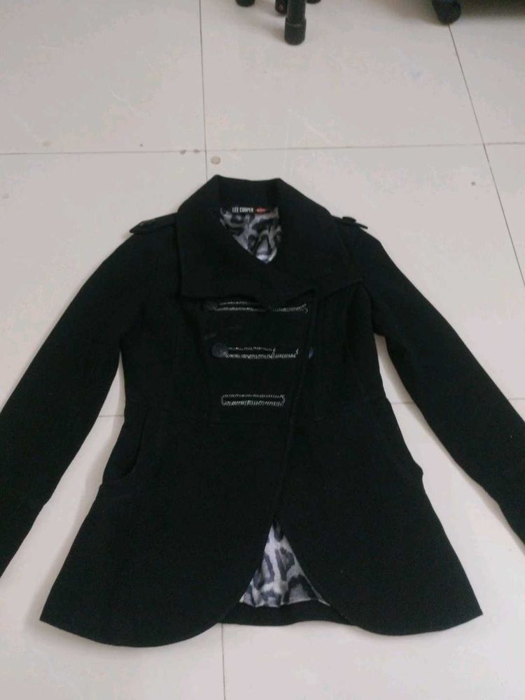 Lee cooper Stylish Black Coat - jacket