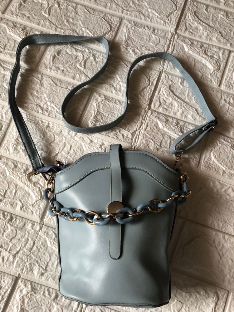 Blue Sling Bag