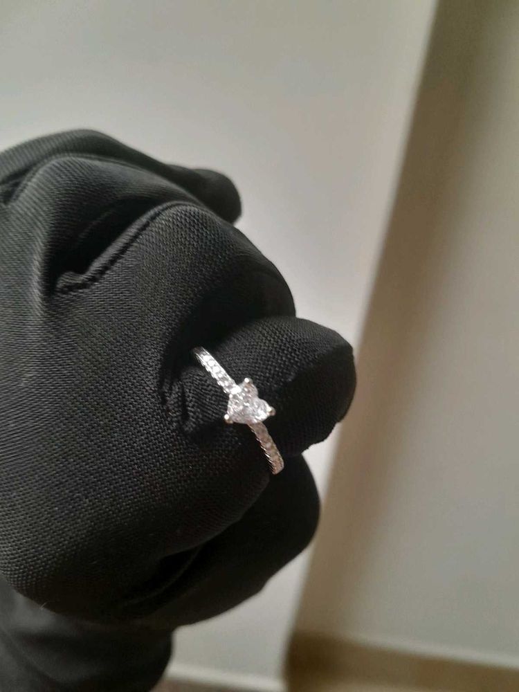 AD Heart Ring ajustable (Anti Tarnish)