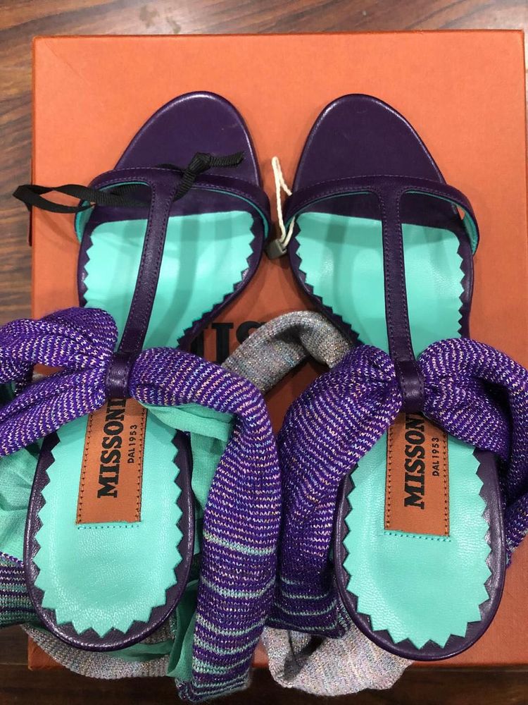 Brand new Missoni Purple Heels Size UK3.5