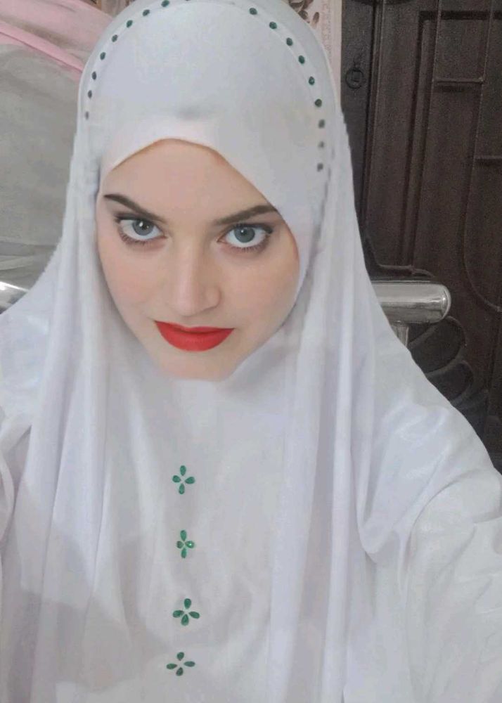 Women's beautiful Namaz Rumali , Hijab , Nosepiece